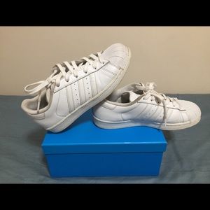 Adidas White Superstar Originals Women’s Size 6.5